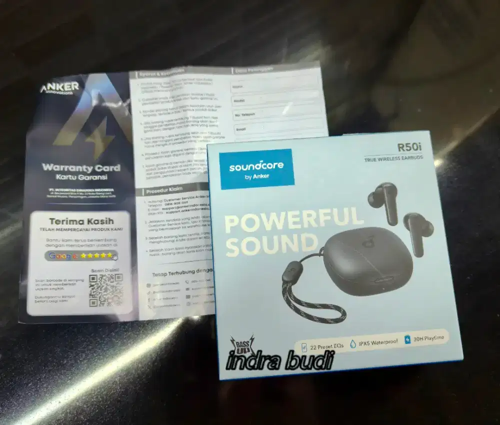 anker soundcore r50i hitam