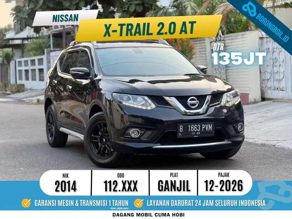Full Records Nissan X-Trail 2.0 AT 2014 hitam