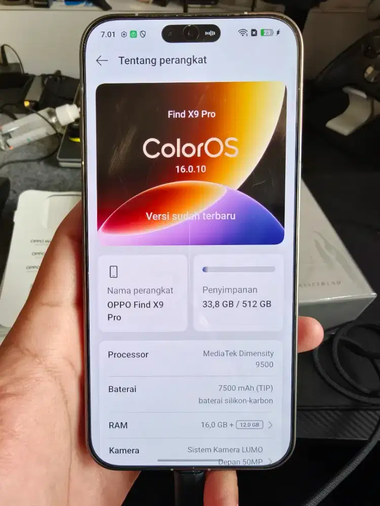[JUAL][BEKAS] OPPO FIND X9 PRO 16GB 512GB Titanium