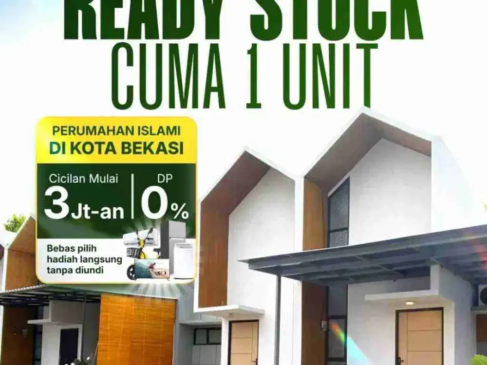 Jual Rumah Baru Cluster Murah di Cimuning Mustika Jaya Bekasi Timur Bisa KPR