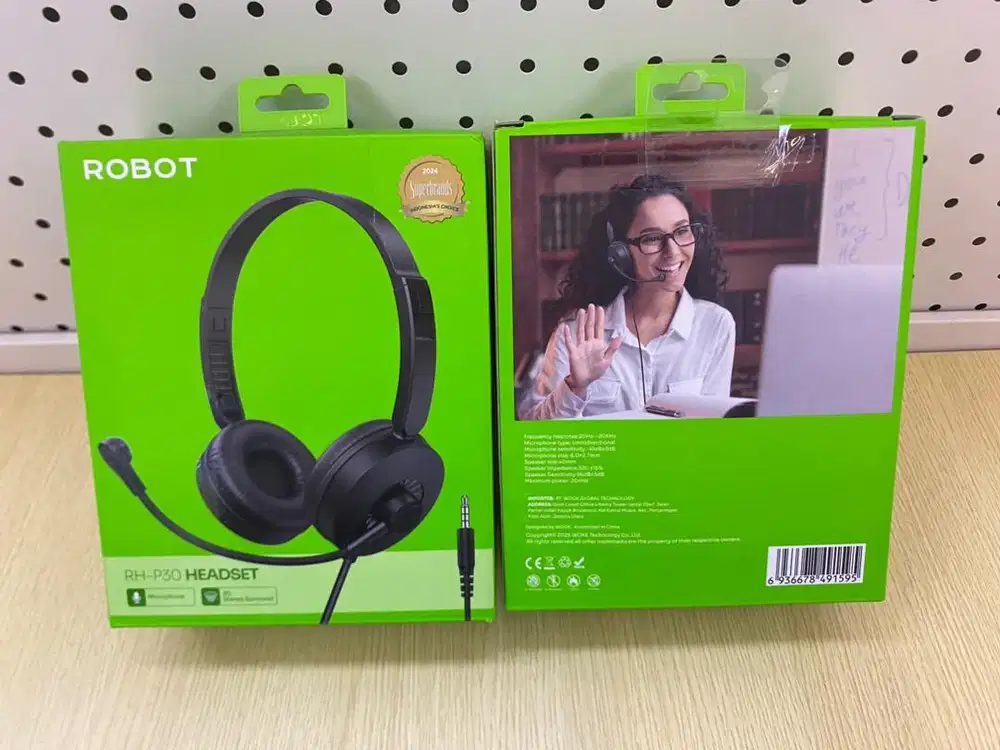 Headphone Robot RH-P30 Black