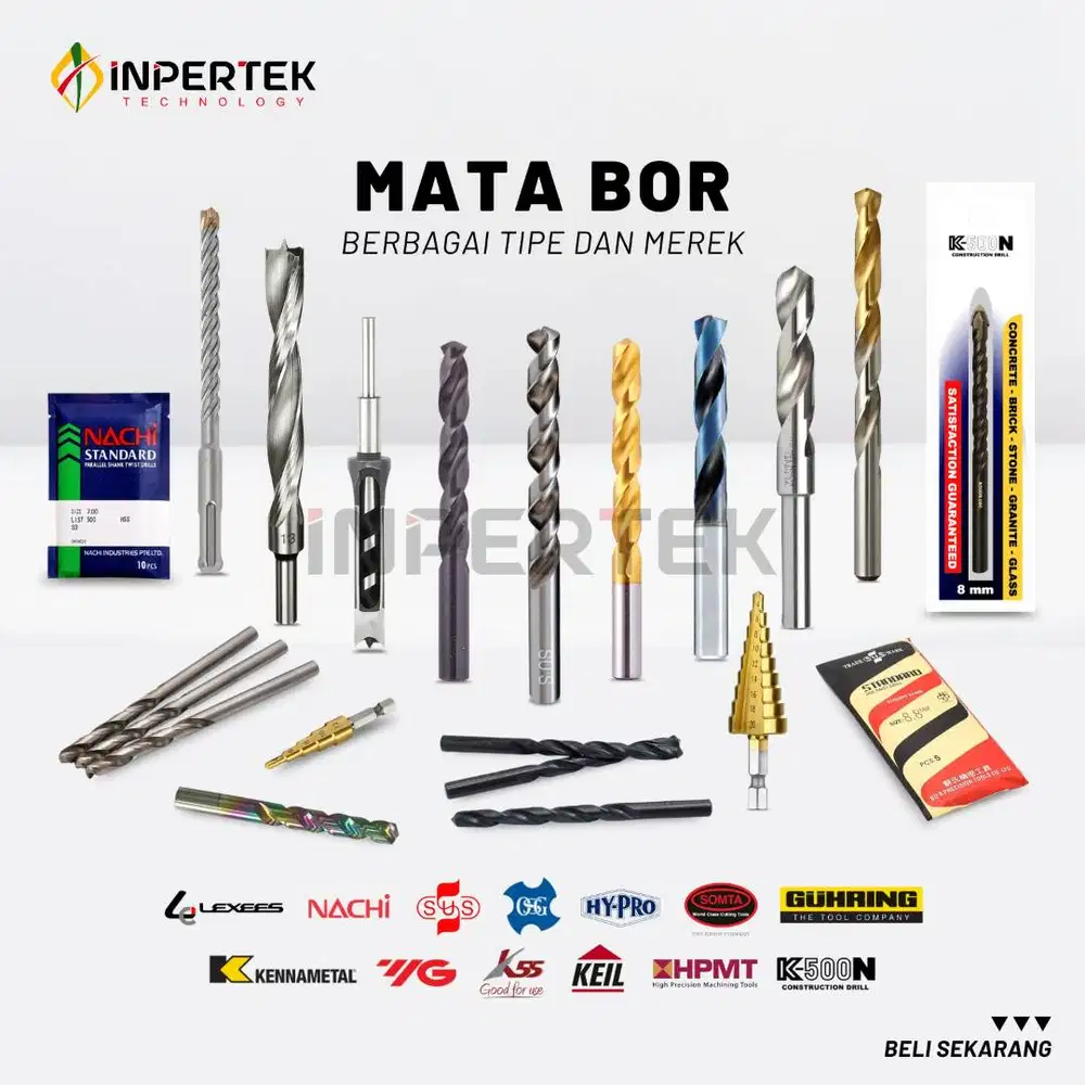 Mata Bor CARBIDE & HSS Drill Cutting Tools untuk CNC & Industri