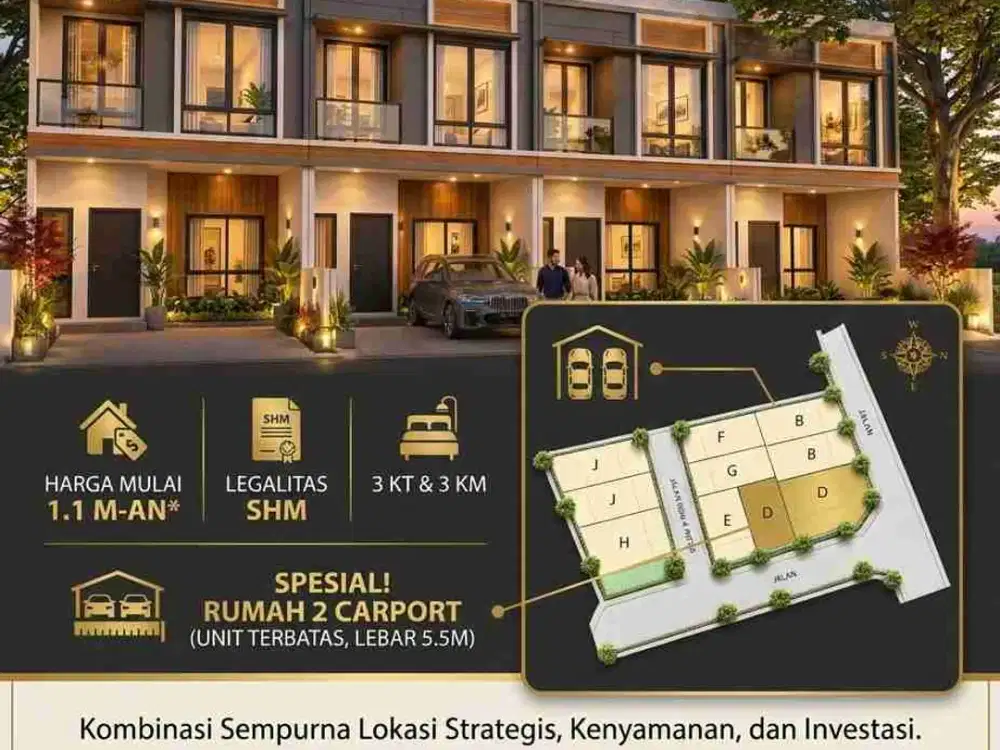 Rumah Baru Murah Dan Elegant Di Rawasari, Jakarta Pusat