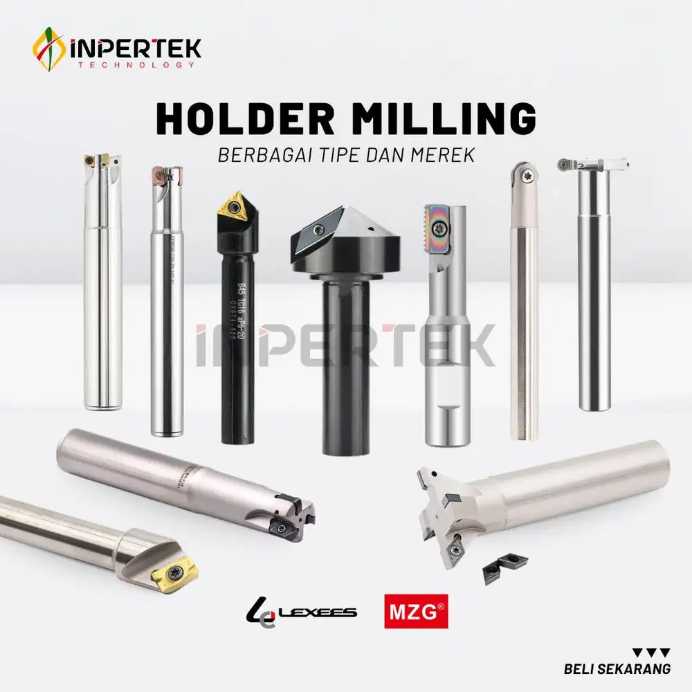 Holder Pahat Milling Tool Holder Berbagai Tipe & Merek