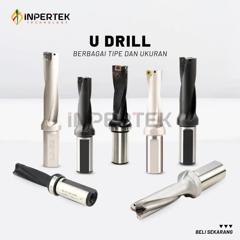U DRILL Mata Bor Insert untuk Kebutuhan Drilling dan Machining
