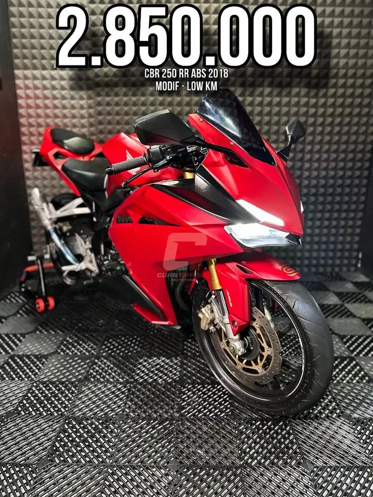 CBR 250 RR OR CBR 250RR ABS 2018 MODIF LOW KM RAWATAN SUPERB UNIT BRO