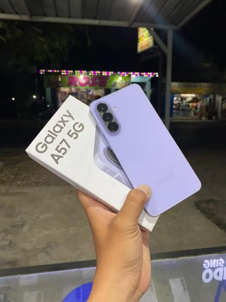Samsung A57 5G 8/128gb Second Lengkap Ori Mulus Normal