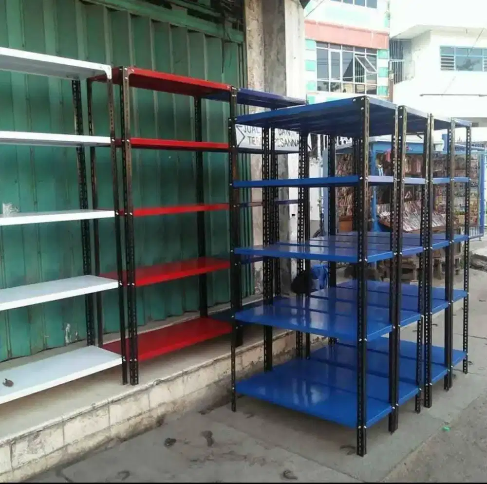 Rak besi rak gudang rak buku