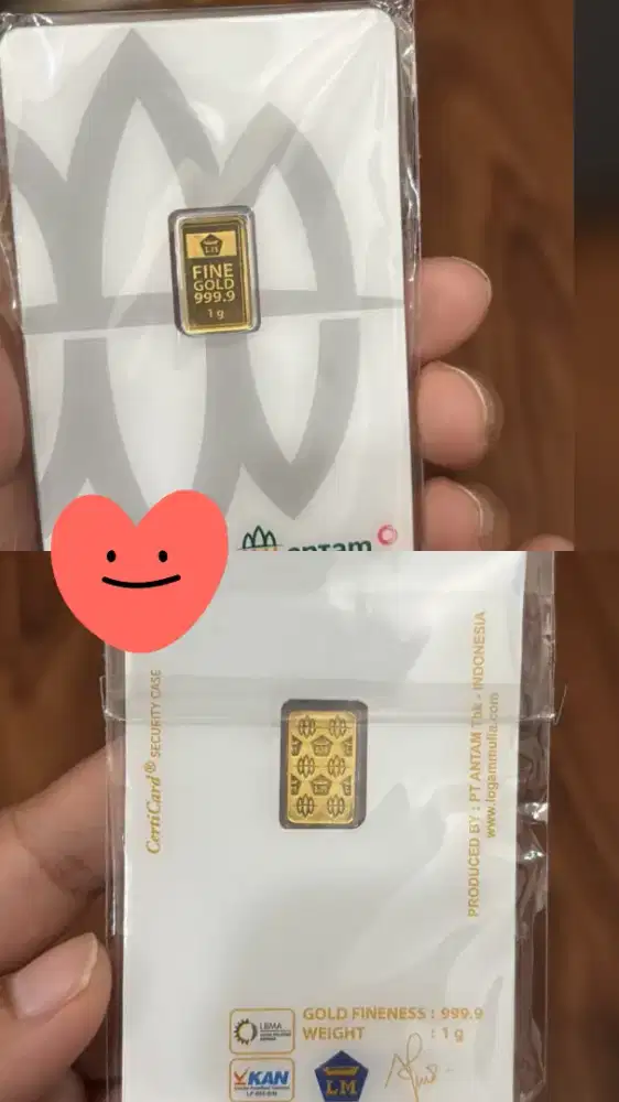 EMAS ANTAM CERTIEYE 1gr