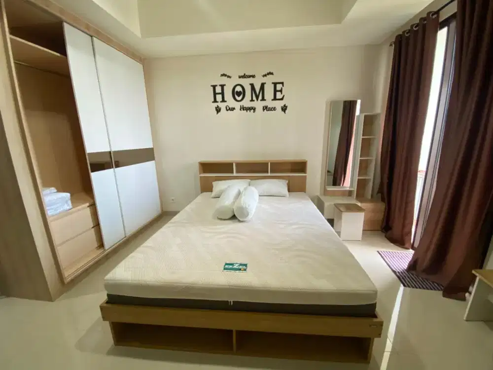 DIJUAL MURAH APARTEMEN CLEON PARK TYPE STUDIO FULL FURNISH