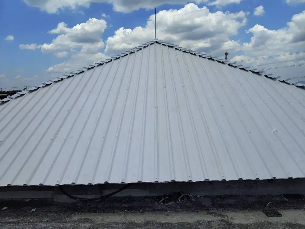 Ganti Renovasi Atap Lapuk Dgn Baja Ringan TASO + Atap UPVC ALDERON
