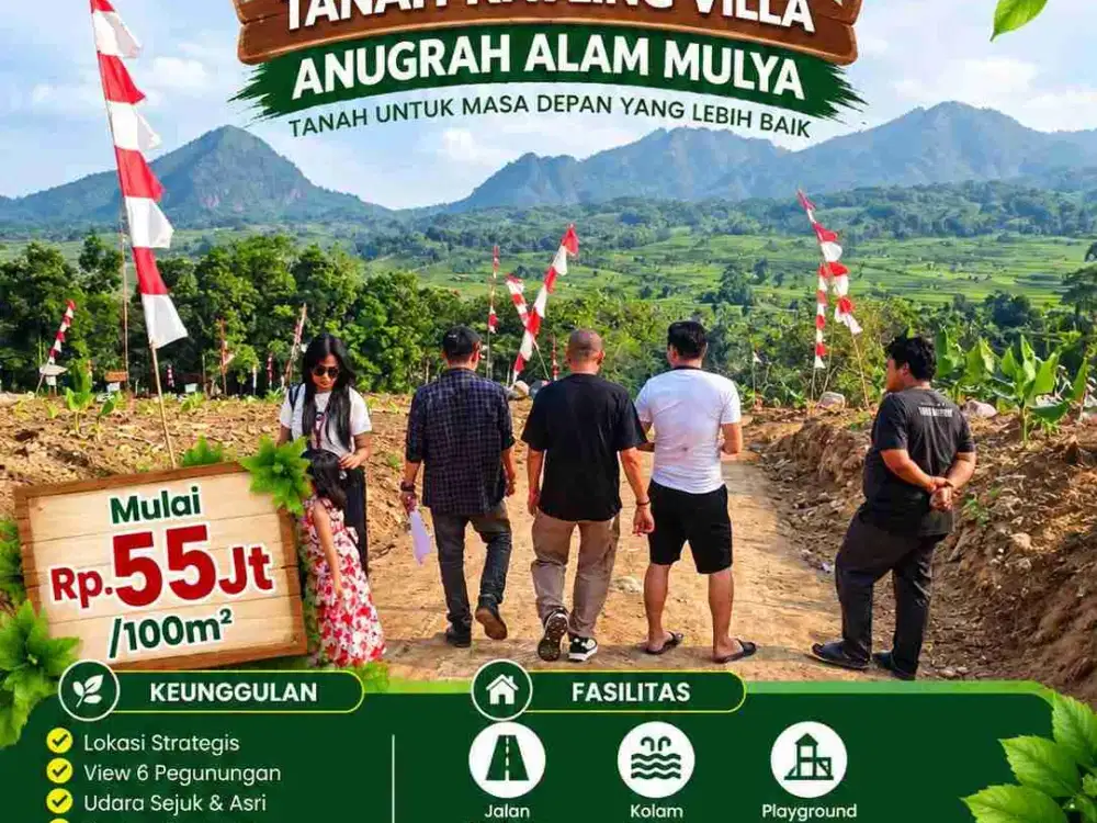 Jual Tanah SHM Murah jalur puncak 2 Bogor Timur