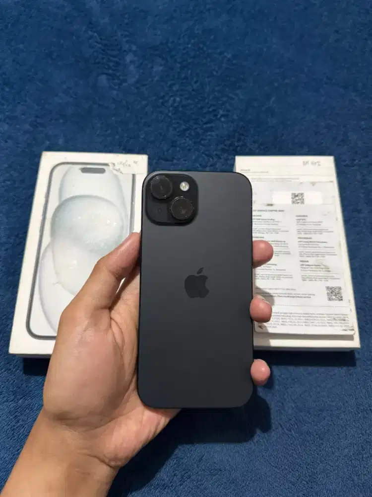 IPHONE 15 128GB IBOX BLACK BH 89%