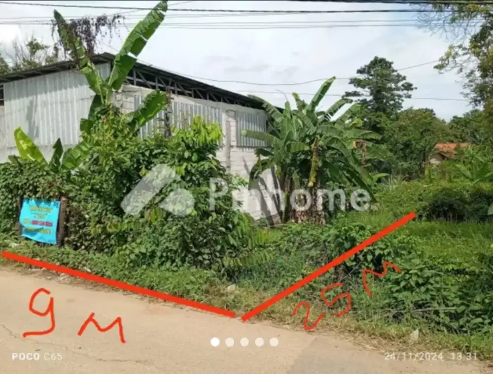Dijual Tanah Pinggir Jalan Lt. 226m di Taban Jambe Tangerang
