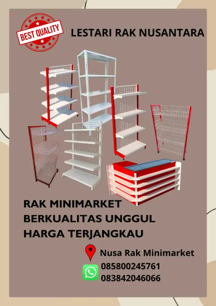 RAK GONDOLA BERKUALITAS