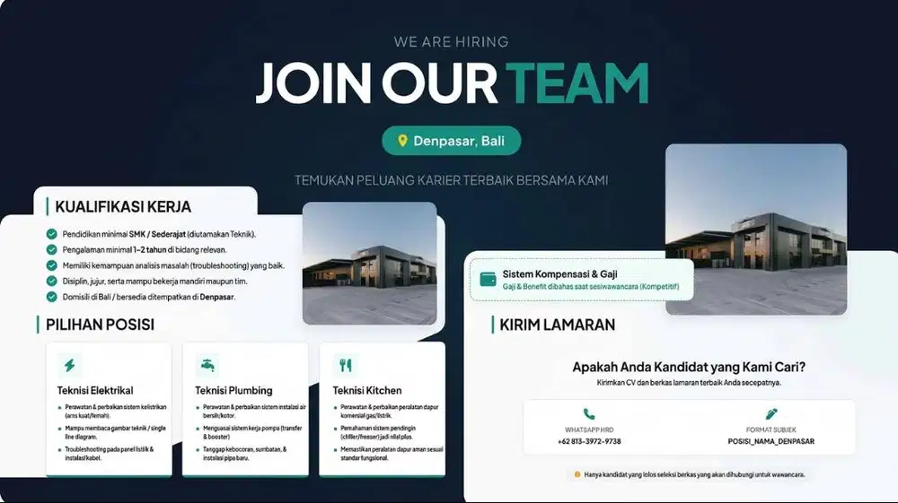 LOWONGAN KERJA DENPASAR BALI