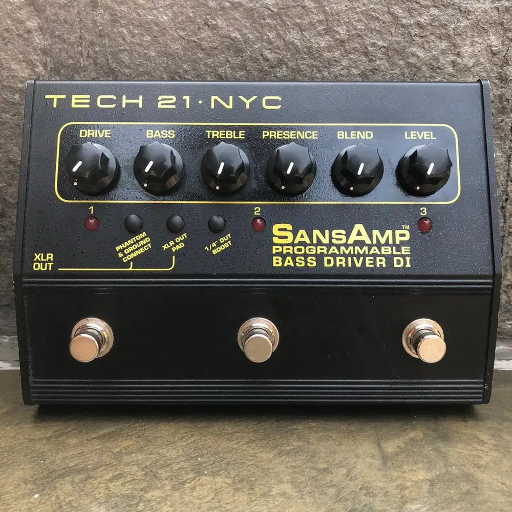 Sansamp programmable bass driver d.i efek bass not boss mxr darkglass