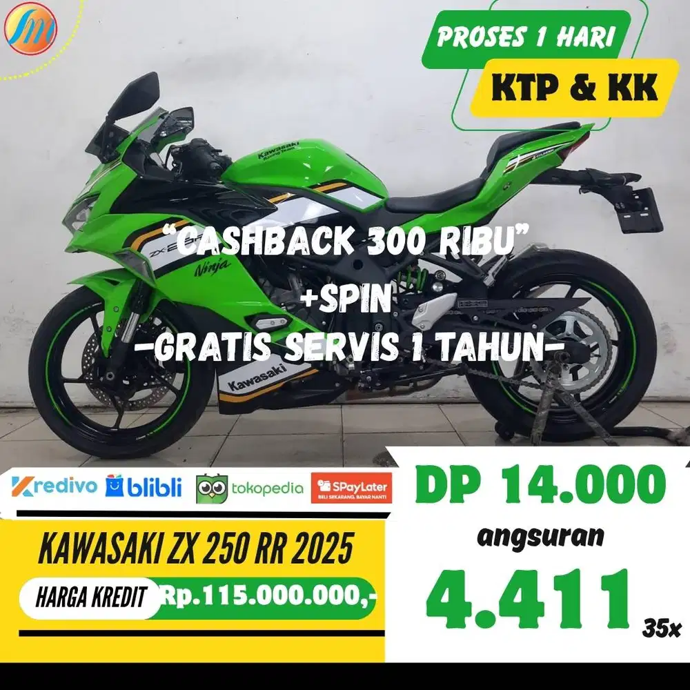 KAWASAKI ZX 25RR 2025 BISA KREDIT MURAH ANGSURAN TERJANGKAU FREE KIRIM