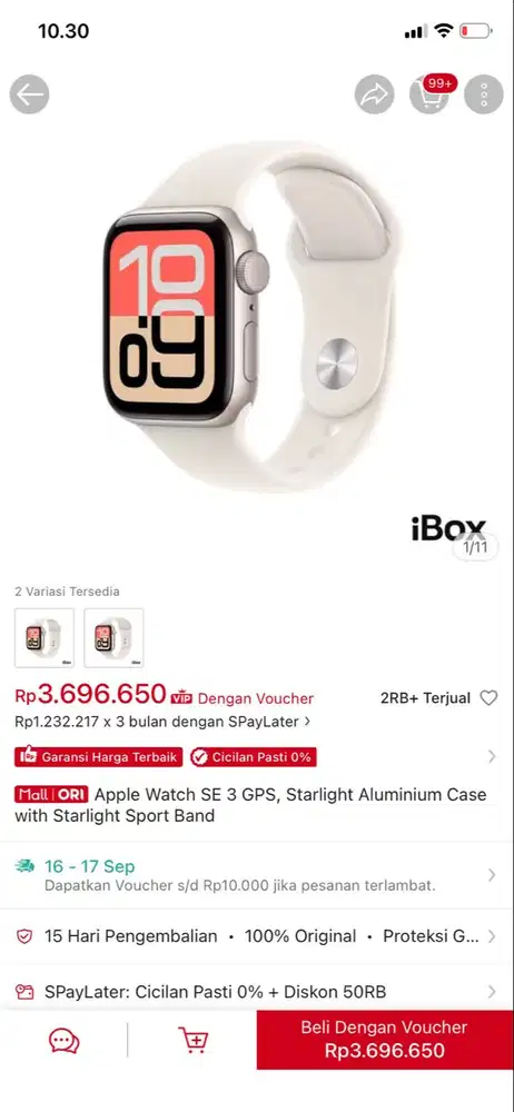 Apple Watch SE 3 44MM GPS