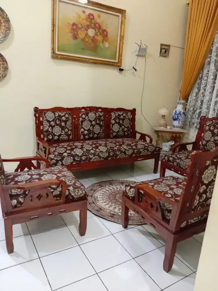 Kursi Sofa Kayu Jati