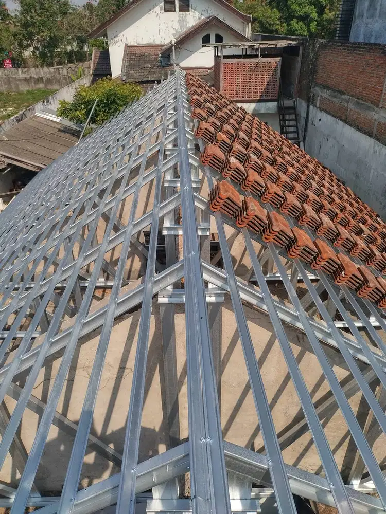 Ahlinya Renovasi Atap Lapuk Dgn Baja Ringan TASO Serahkan BIMA TRUSS
