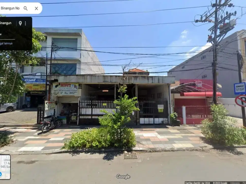 Dijual Murah Rumah Hitung Tanah di Raya Bratang Binangun Surabaya