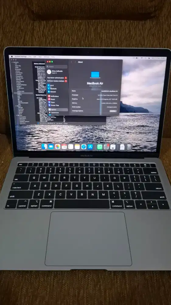 MACBOOK AIR RETINA 2018 | i5 | 8GB | 128GB | LIKE NEW | MULUS