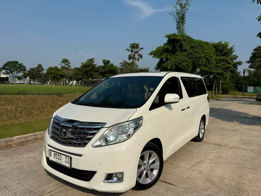 Toyota Alphard 2.4 G ATPM 2014 Putih