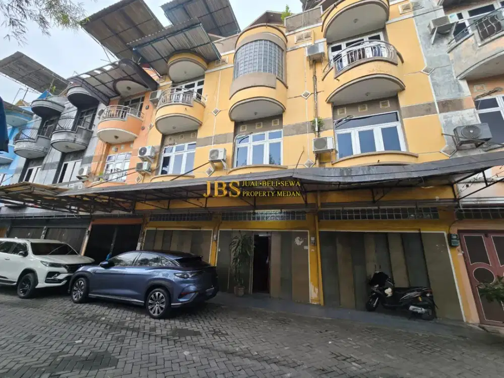 Dijual Ruko Gandeng 4 Tingkat di Komplek Merbau Mas Jalan Iskandar Muda - Medan