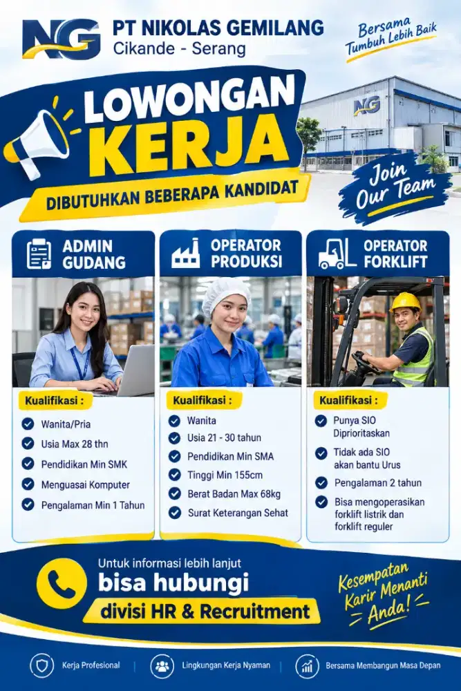 Operator Produksi Nikomas