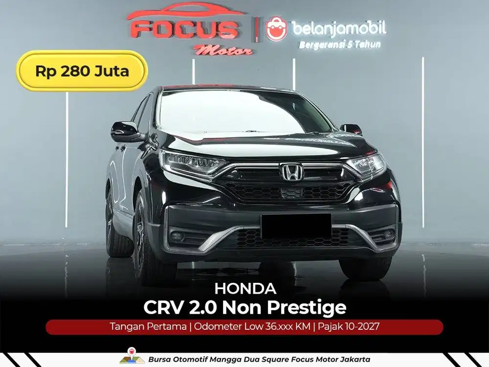 [ GARANSI 5THN ] Honda CRV CR-V CR V 2,0 Non Prestige 2020/2021/2022