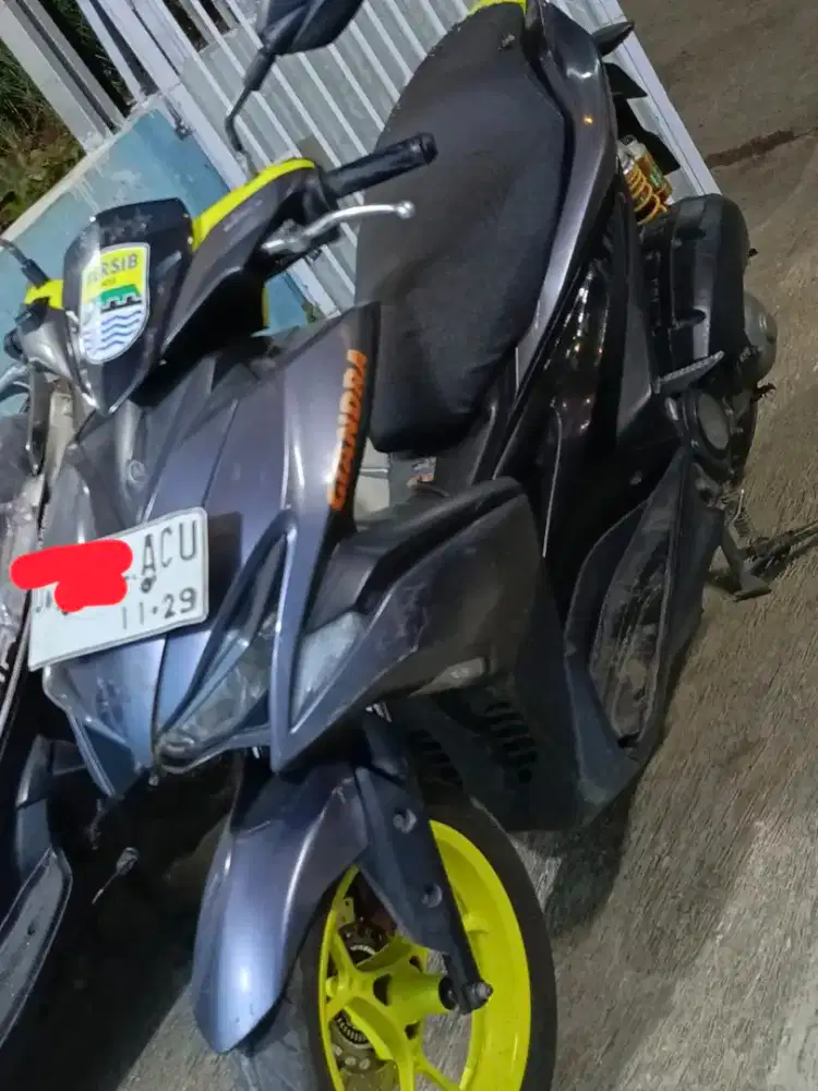Aerox old 155 abu abu dijual cepat