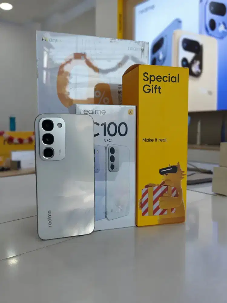 REALME C100 TAHAN AIR IP69PRO RAM 8GB ROK 256 BATRAI 8000MAH BISA COD