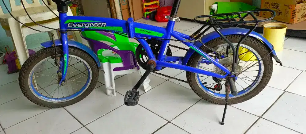 Sepeda lipat evergreen jual cepat