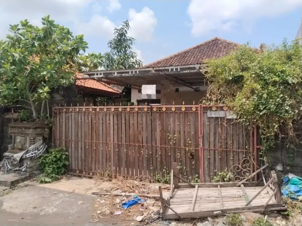 TANAH KOSONG BERISI BANGUNAN DI BUKIT SARI DENPASAR BARAT DEKAT RS