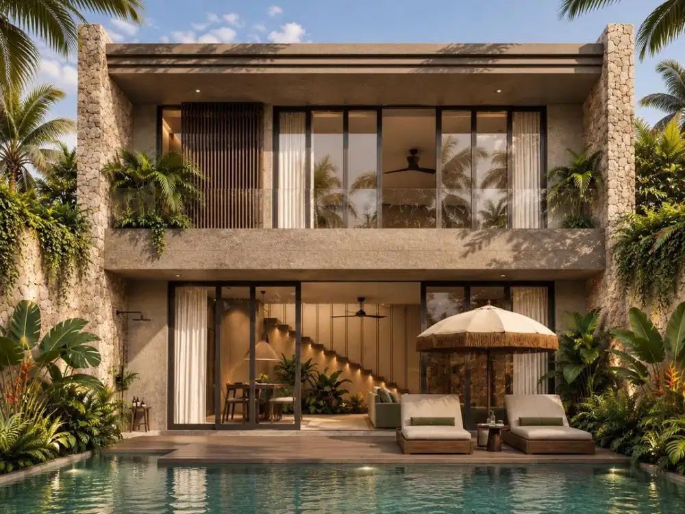 MILIKI VILLA TROPIS - VILLA 1 KAMAR HANYA 250M DARI PANTAI SELONG BELANAK, LOMBOK