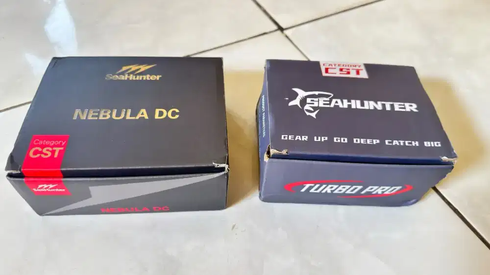 Reel BC turbo pro seahunter dan Reel BC nebula DC seahunter