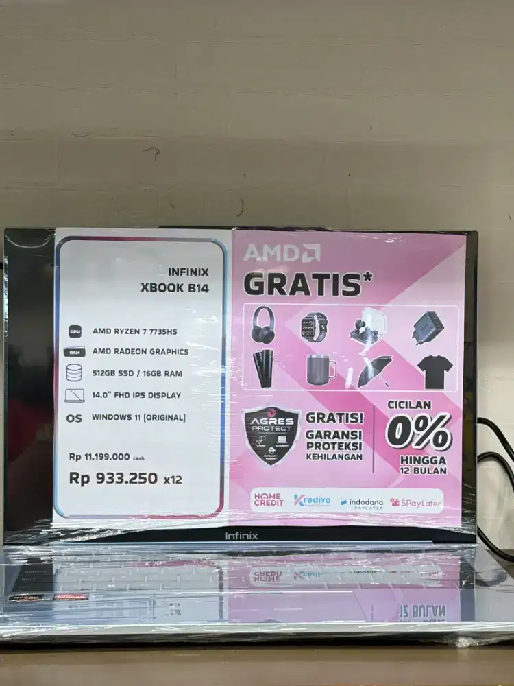 Laptop Infinix Xbook B14 Promo Cicilan Bunga Rendah
