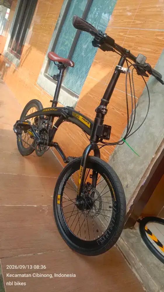 Sepeda lipat Pacifik ring20 2x8 speed