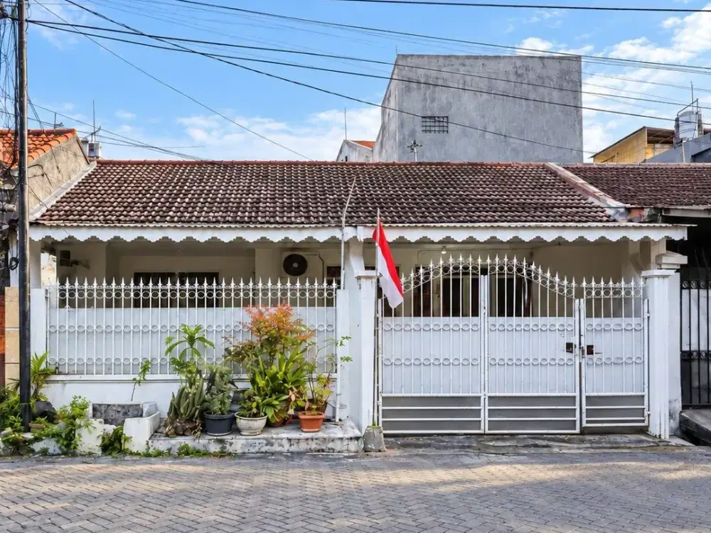 Rumah Sutorejo Timur Butuh Renov TS Row jalan 2 mobil