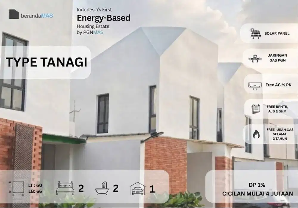 Tanagi At berandaMAS, rumah siap huni dan lokasi strategis