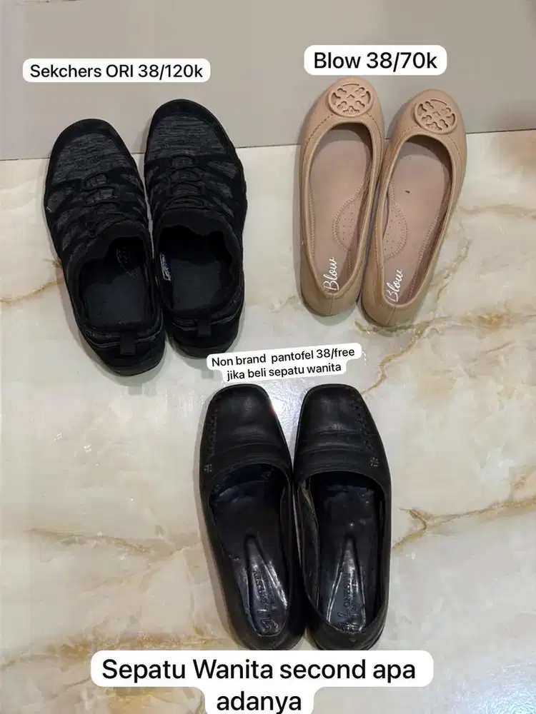 Sepatu second wanita