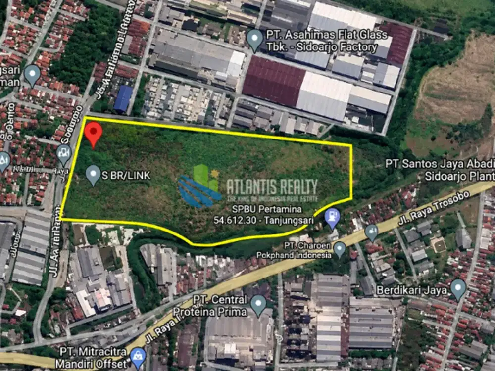 Dijual tanah lahan di Sidoarjo – Tanjungsari jawa timur
