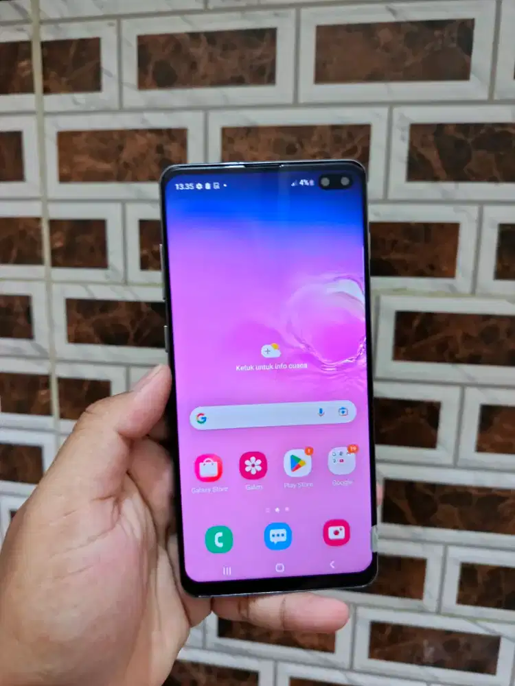 JUAL CEPAT SAMSUNG S10 PLUS 8/128 GB RESMI SEIN SECOND MURAH
