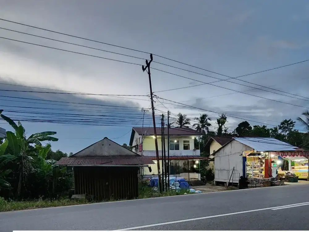 DIJUAL TANAH LUAS + RUMAH + KIOS | 4.046 m²