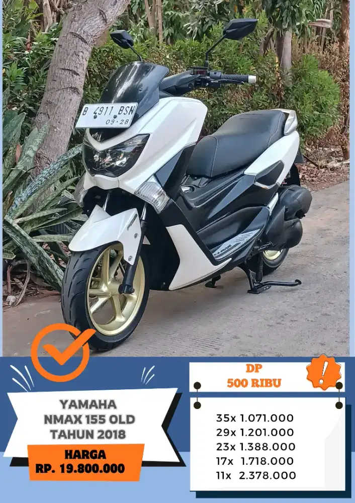 Dp 500 ribu!! YAMAHA NMAX OLD TAHUN 2018