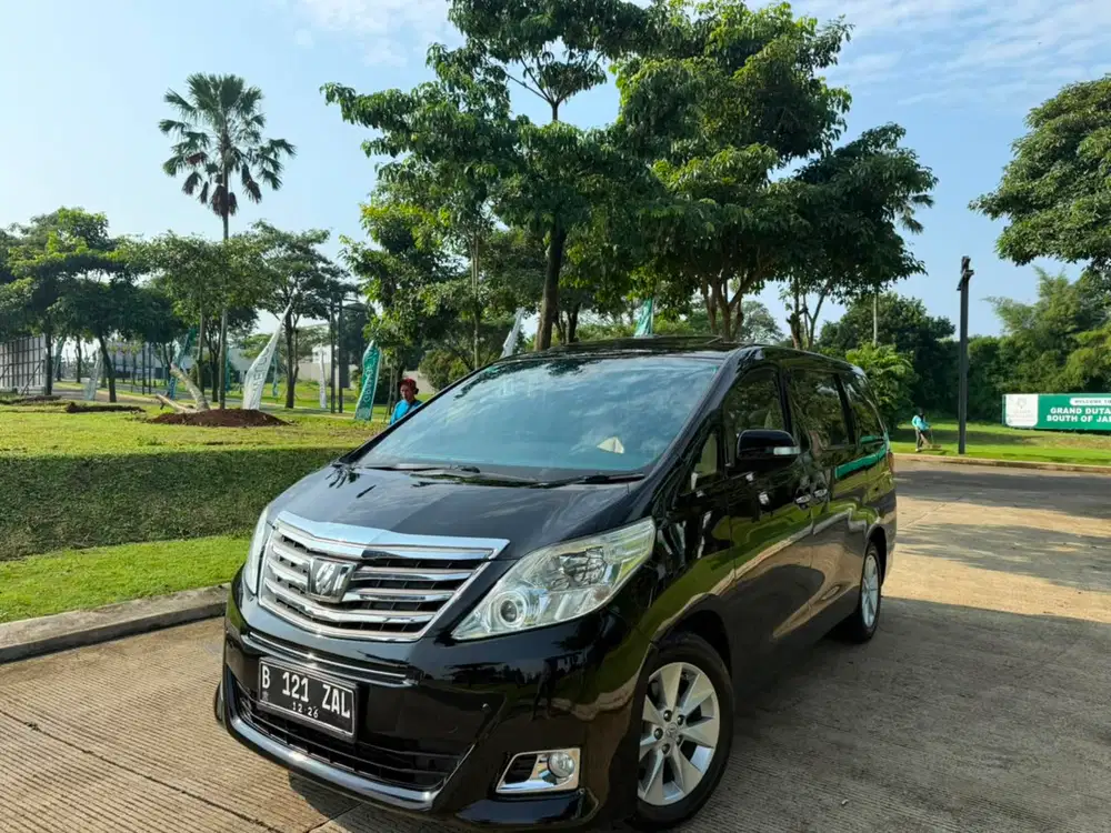 Toyota Alphard 2.4 G Automatic 2013 Hitam