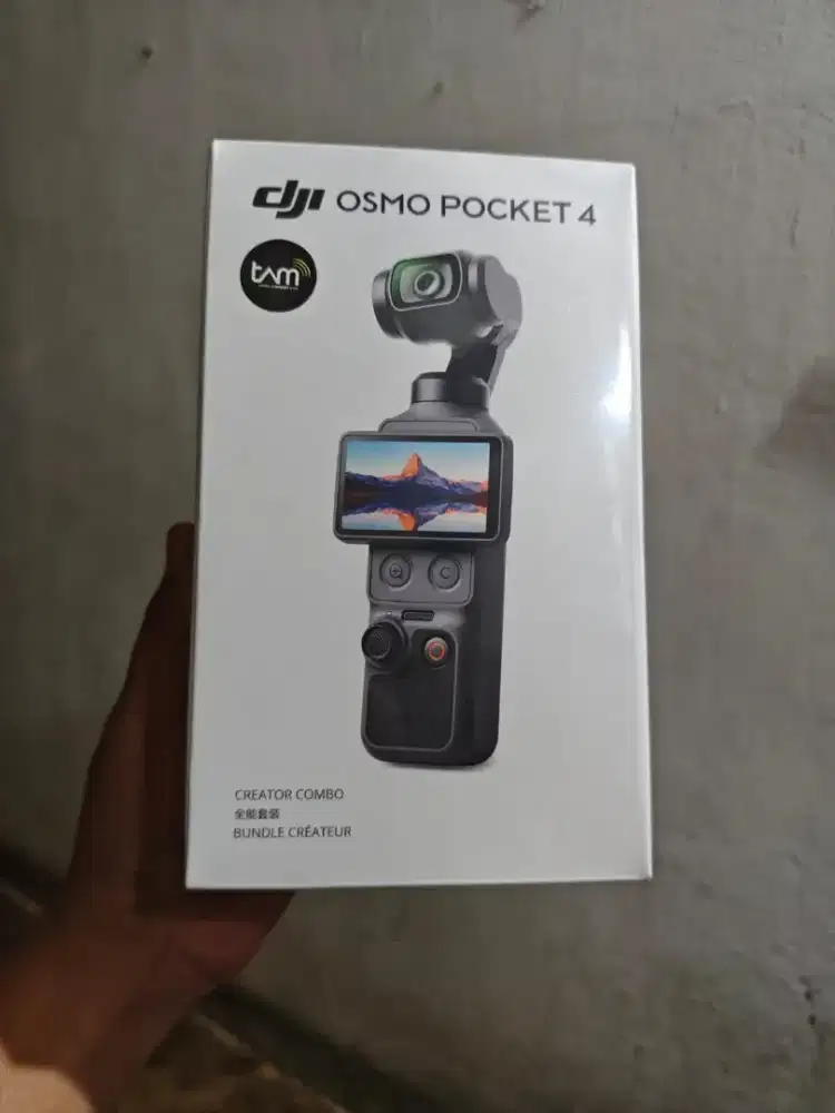 DJI Osmo Pocket 4 Creator Combo Baru Garansi Resmi