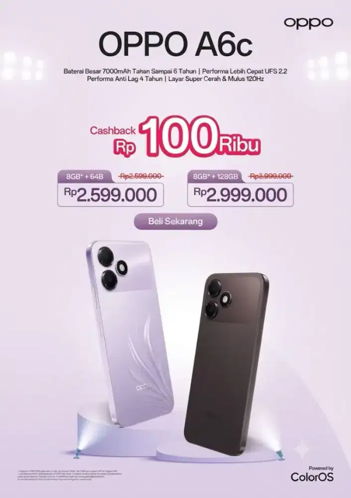 OPPO A6c 4/64 MURAH BERGARANSI RESMI