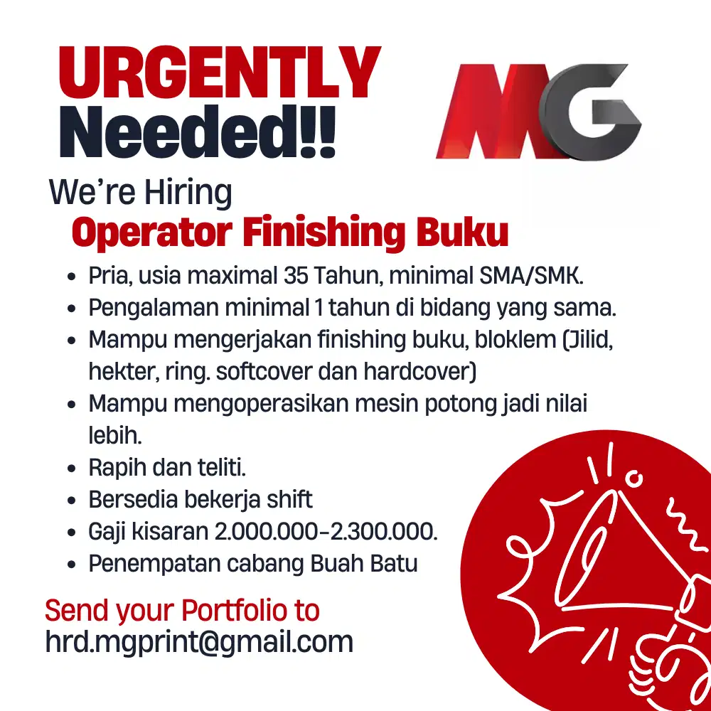 Loker Finishing Buku Mitra Graphia